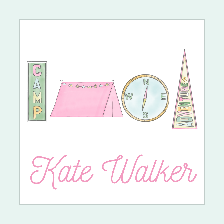 Girls Camp Bag Tag