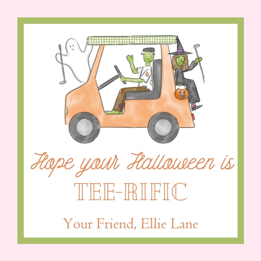 TEE-RIFIC Halloween Gift Tag