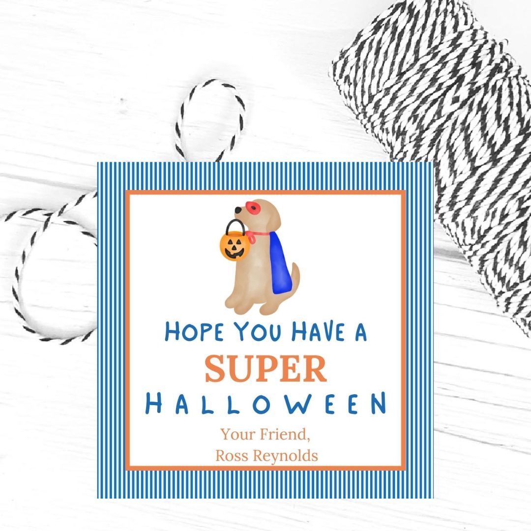 Super Halloween Gift Tags