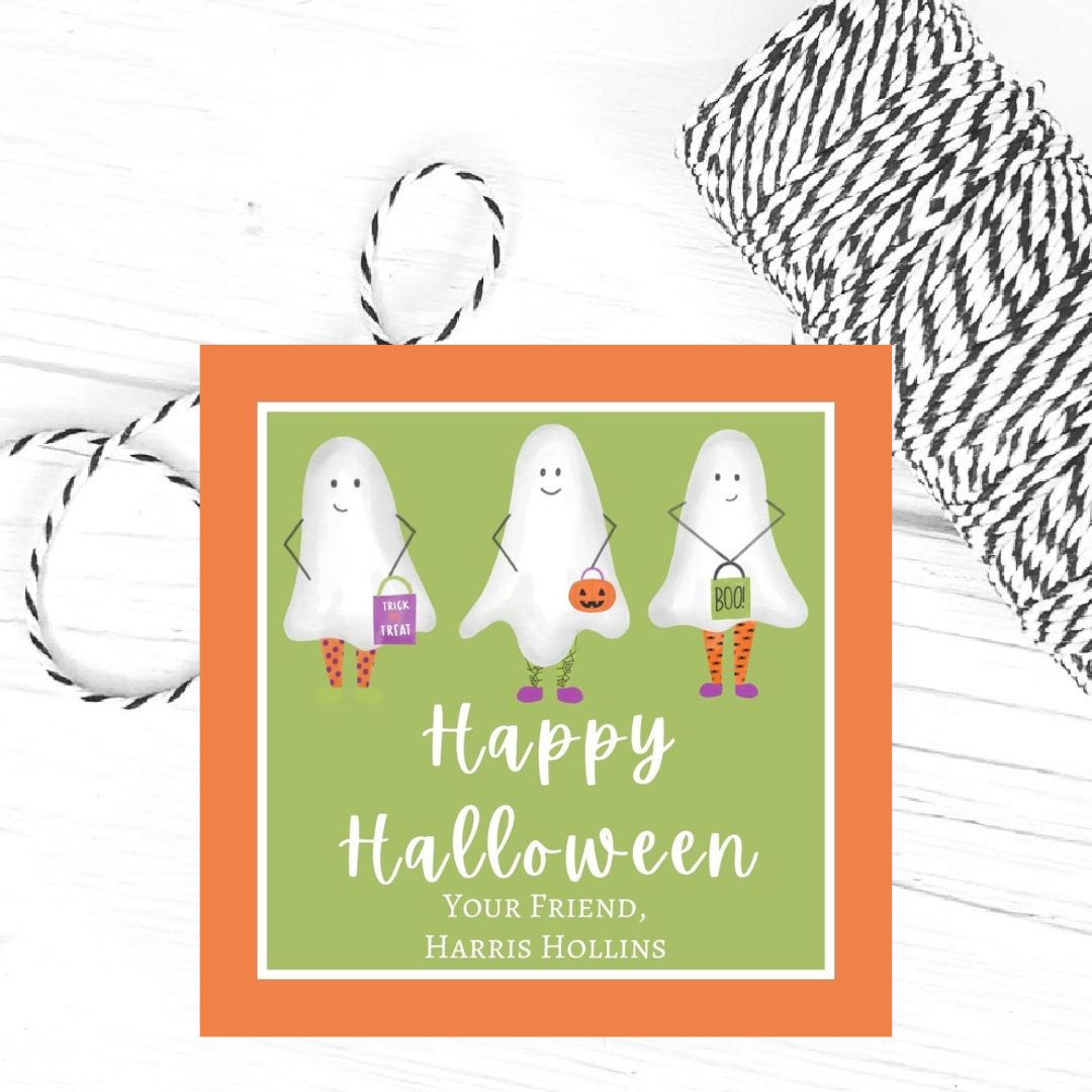 Ghostly Greetings Gift Tags