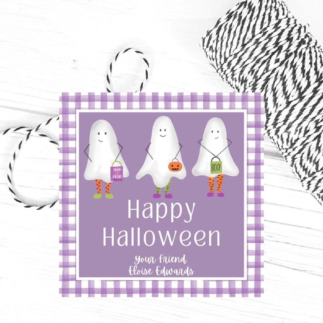 Ghostly Greetings Gift Tags