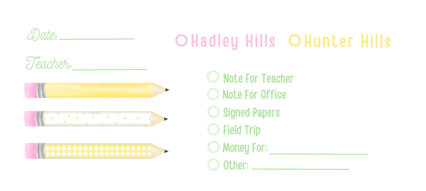 School Envelopes, Sharp as a Pencil, Set of 15