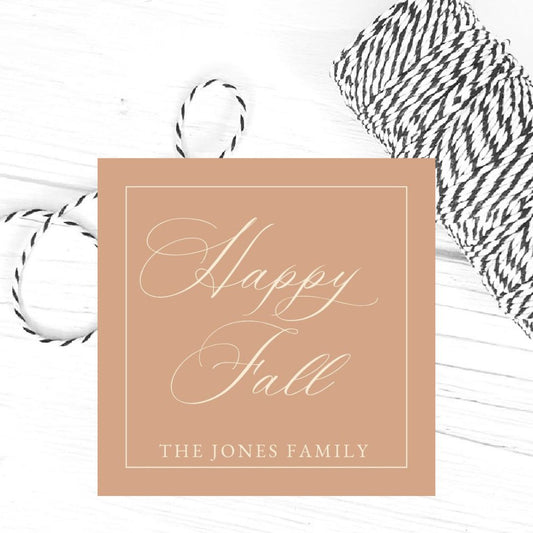 Happy Fall Family Gift Tags, Spice