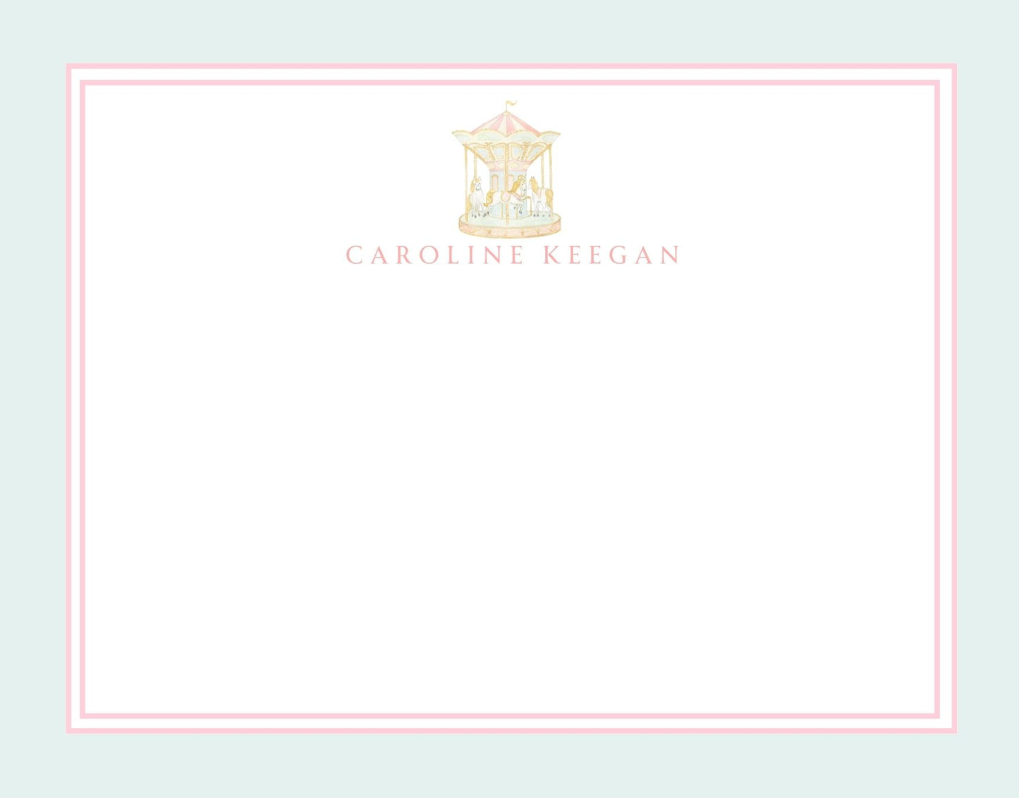 Carolina Carousel Stationery