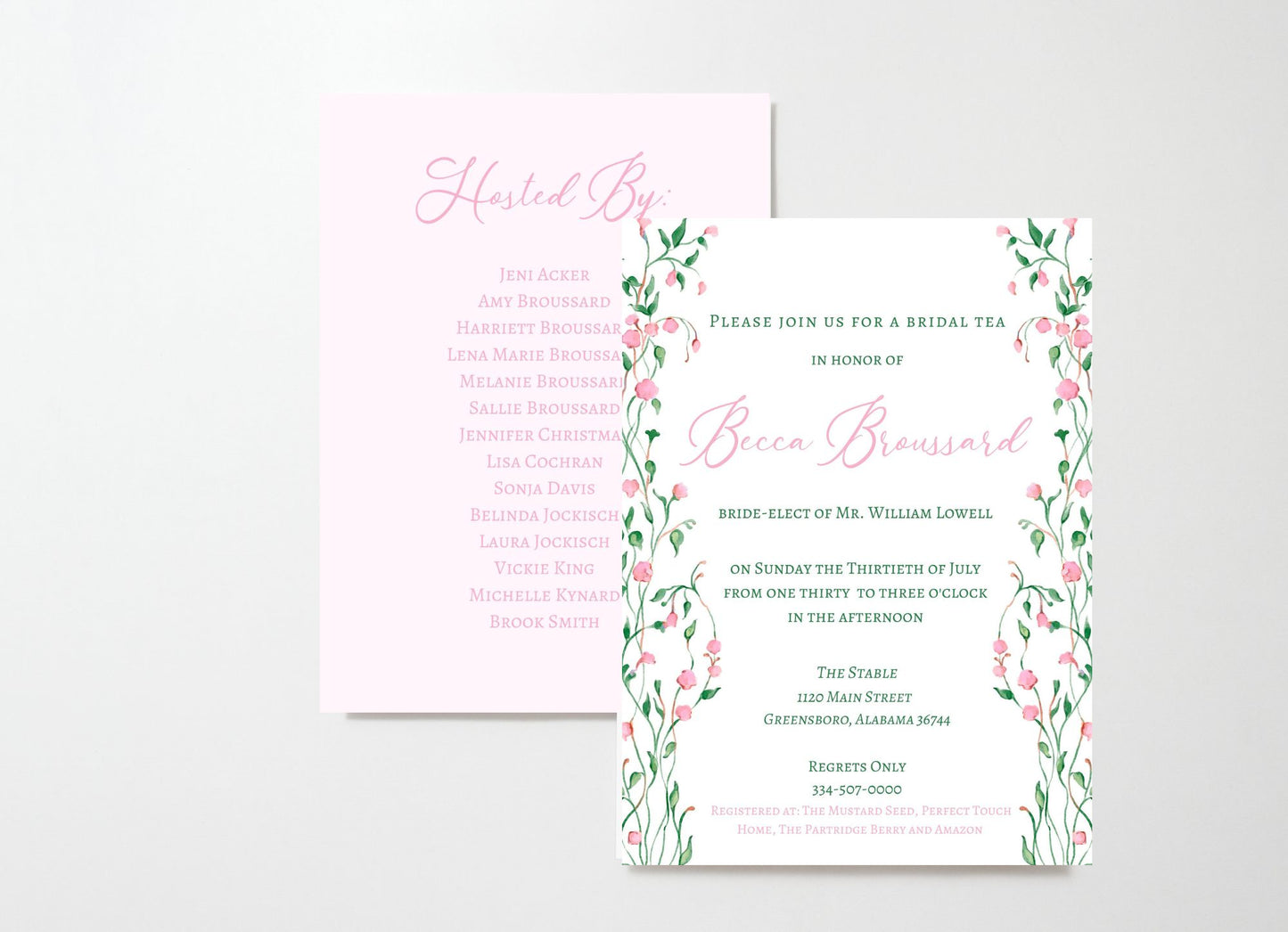 Love in Bloom Invitation