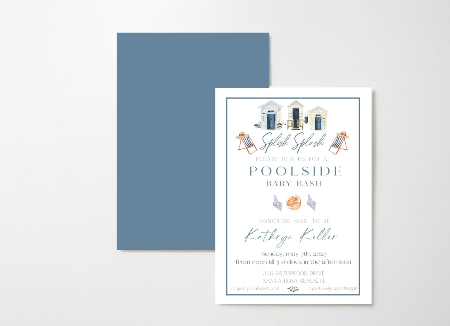 Seaside Shower Invitation