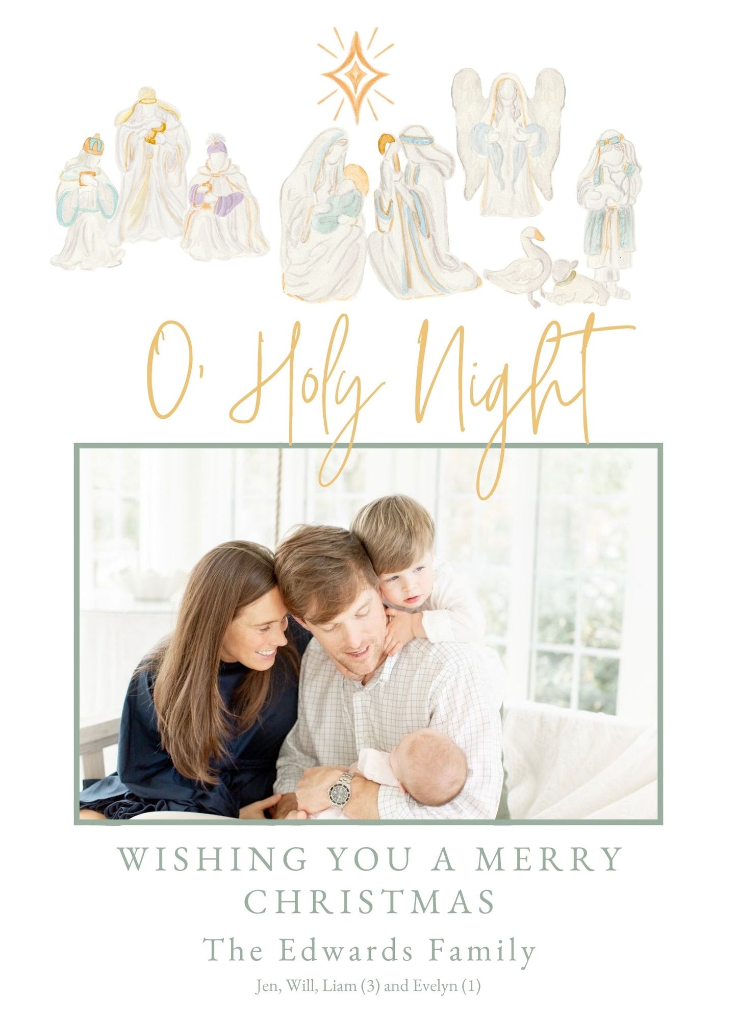 O Holy Night Holiday Card