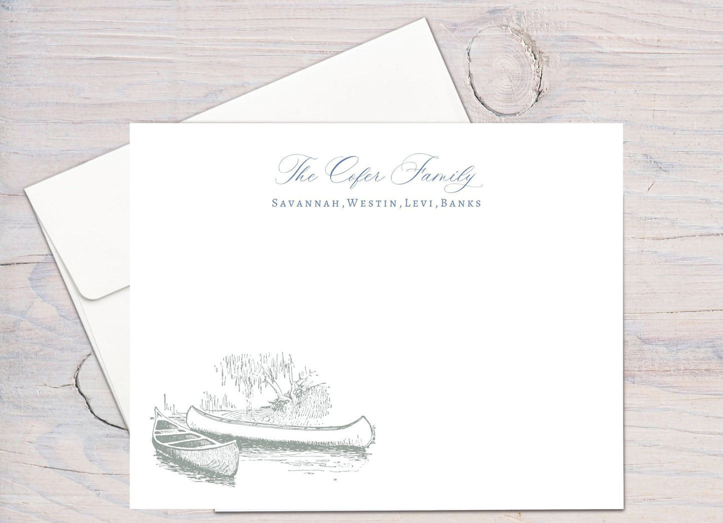 Lowcountry Canoe Stationery