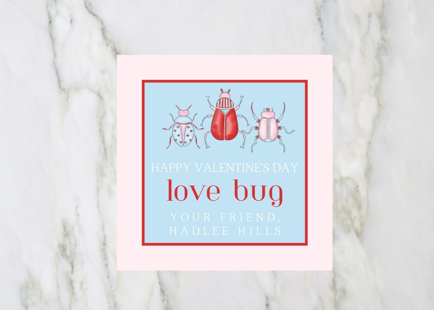 Valentine's Day Card, Love Bug