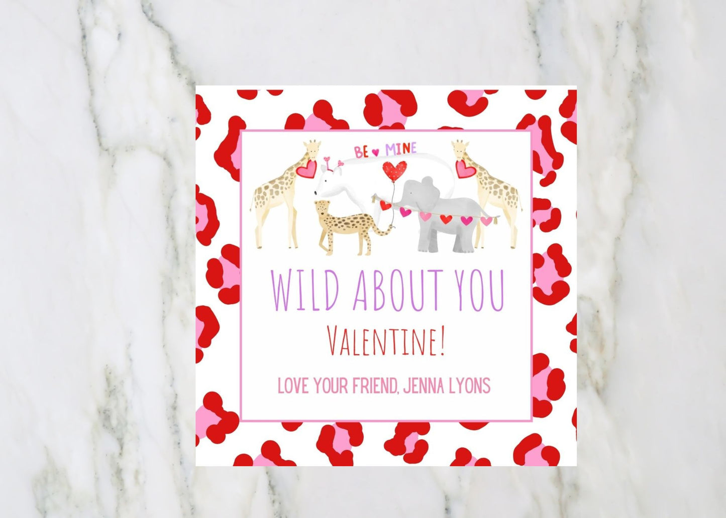 Valentine's Day Card, Wild About You