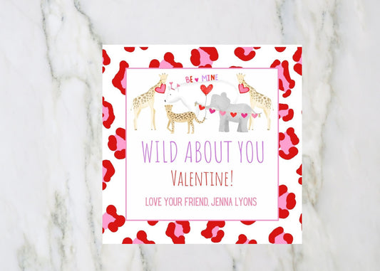 Valentine's Day Card, Wild About You