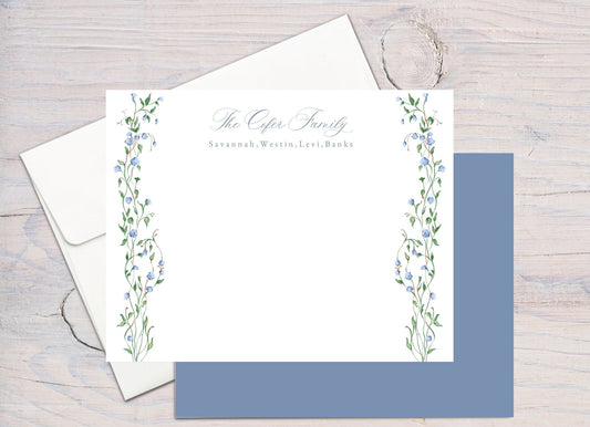 Floral Vine Stationery