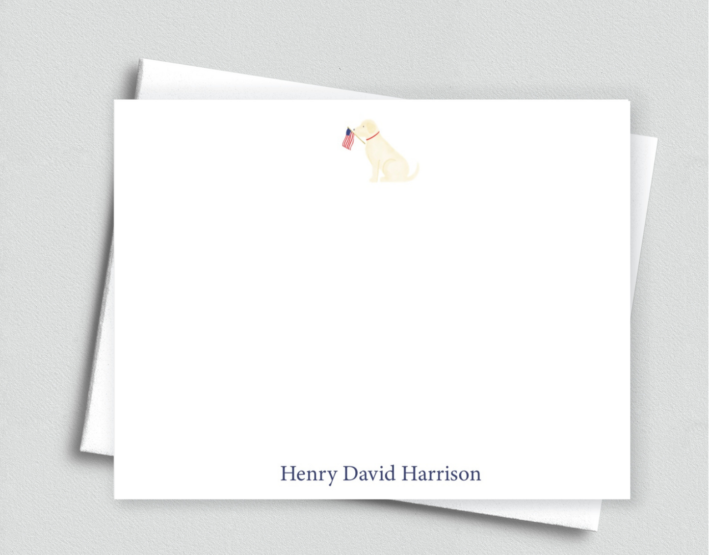 Patriotic Pup Stationery