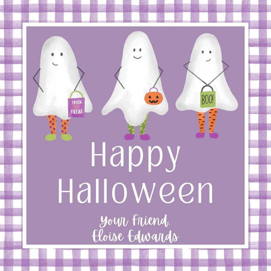 Ghostly Greetings Gift Tags