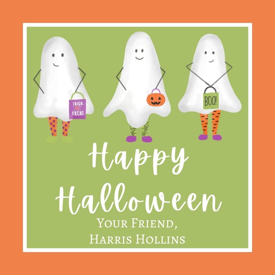 Ghostly Greetings Gift Tags