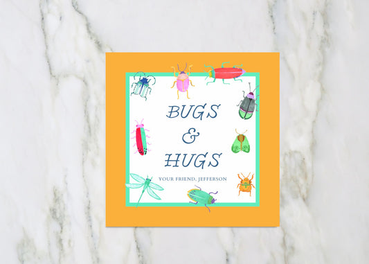 Valentine's Day Card, Bug & Hugs