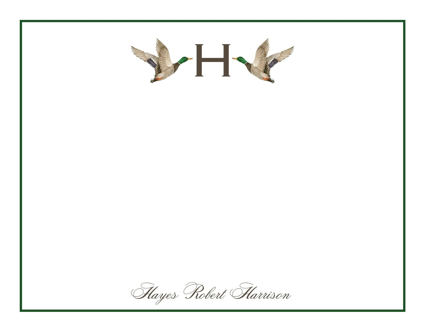 Sportsman Mallard Stationery