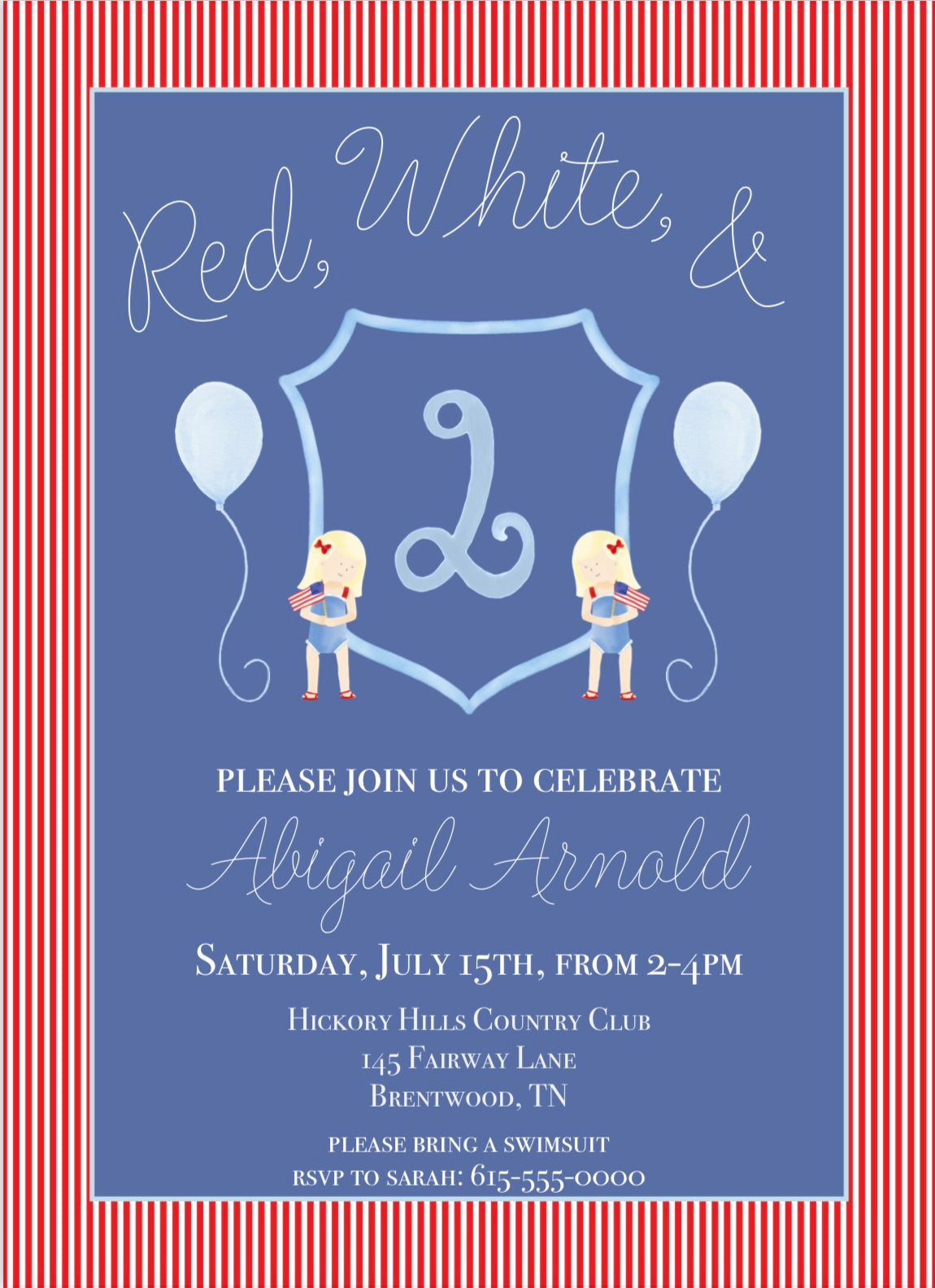 Little Miss Independent Invitation