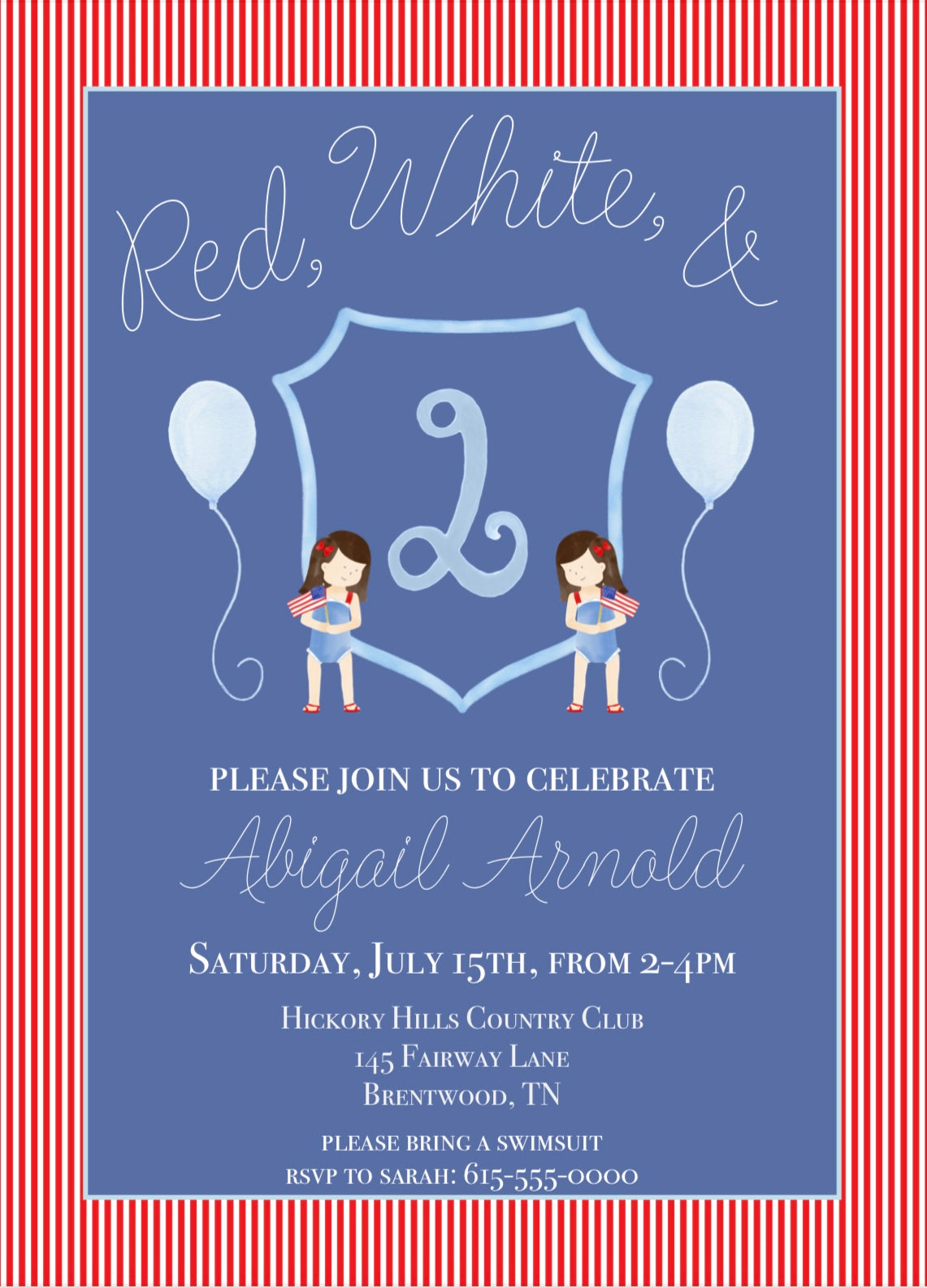 Little Miss Independent Invitation