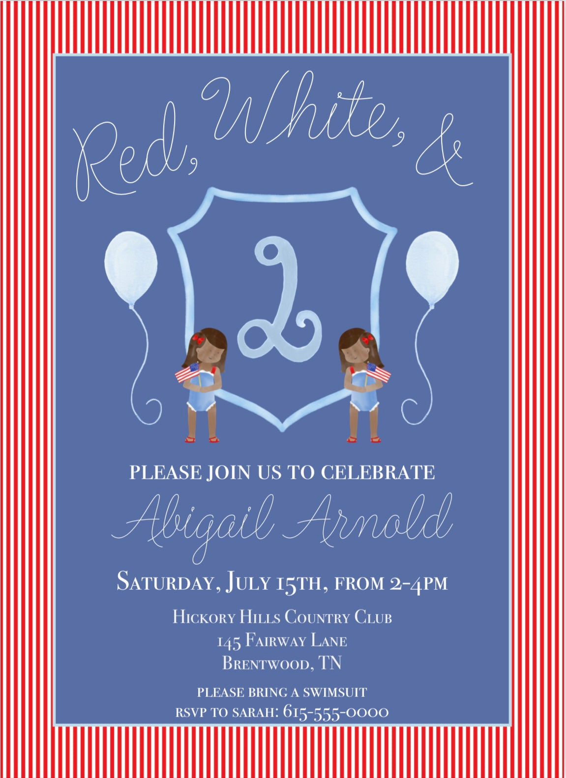 Little Miss Independent Invitation