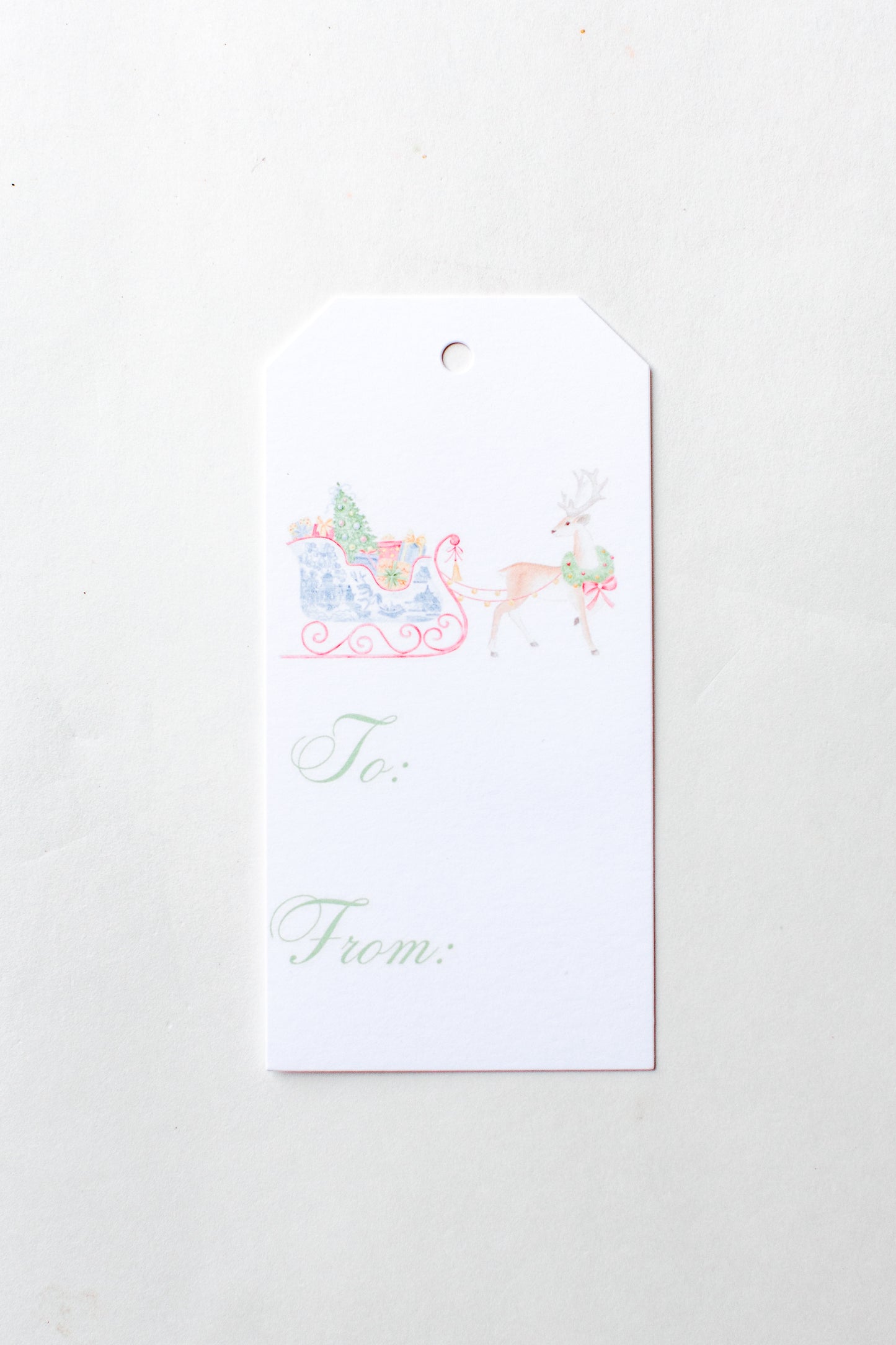 Savannah Sleigh Holiday Gift Tags