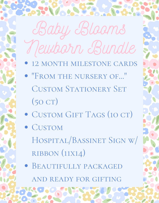 Baby Blooms Newborn Bundle