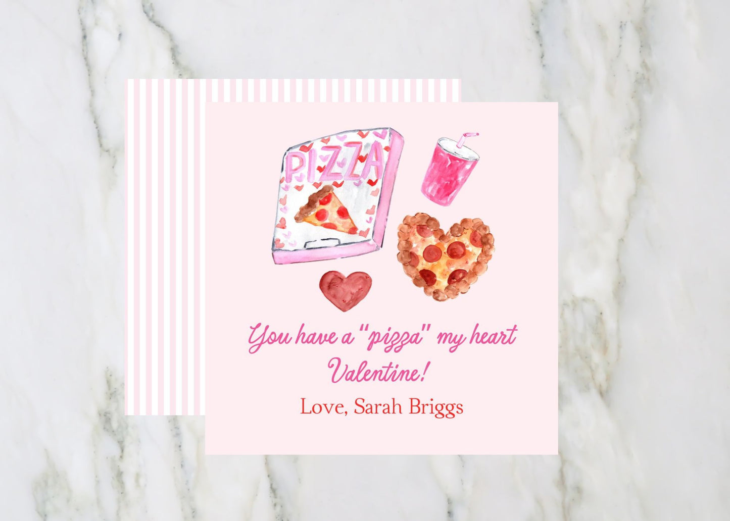 Valentine's Day Card, Pizza my Heart