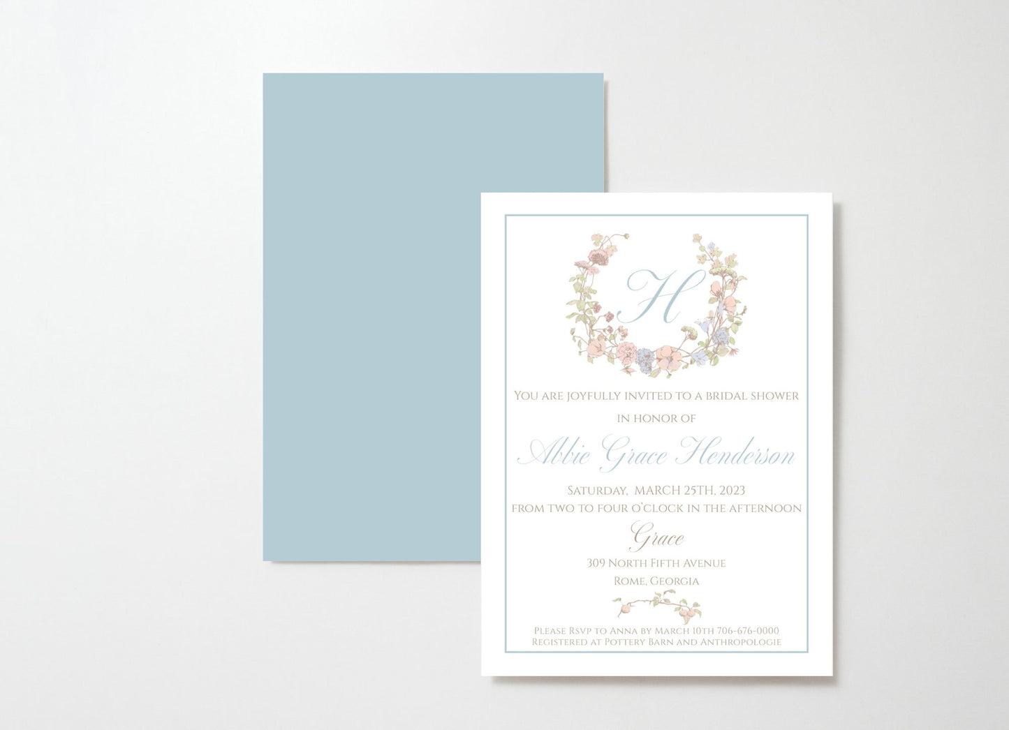 Pastel Meadow Invitation