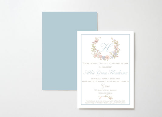 Pastel Meadow Invitation