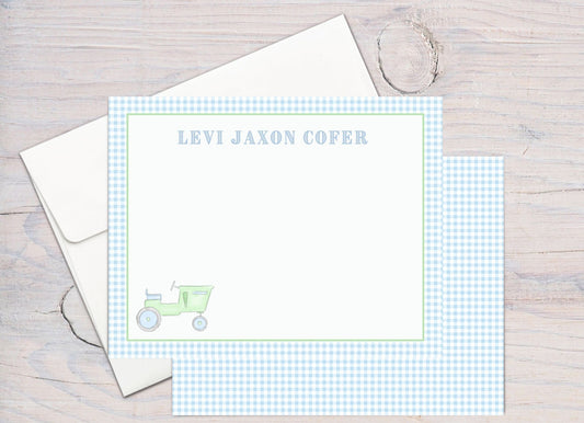 Little Green Tractor Stationery