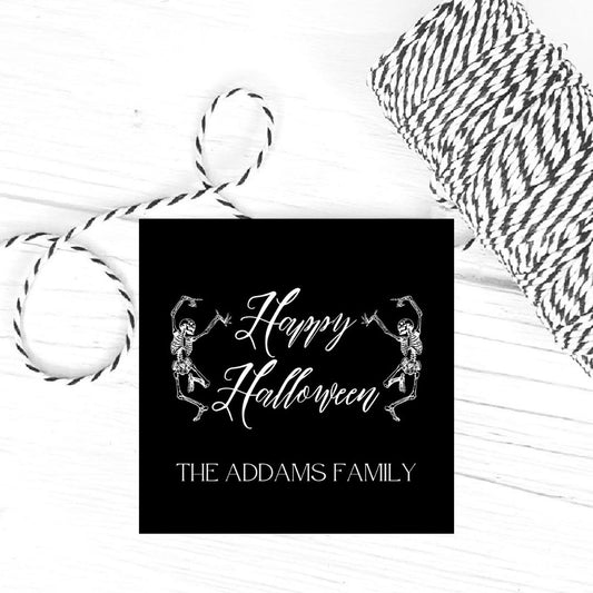 Skeleton Family Gift Tags