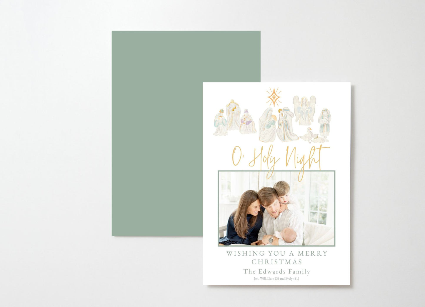 O Holy Night Holiday Card