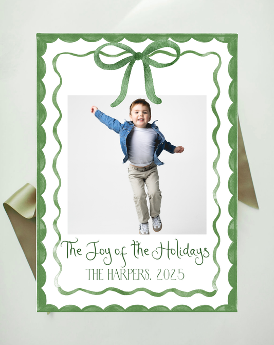 Joy of the Holidays Holiday Card